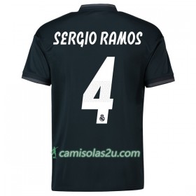 Camisolas de Futebol Real Madrid Sergio Ramos 4 Equipamento Alternativa 2018/19 Manga Curta